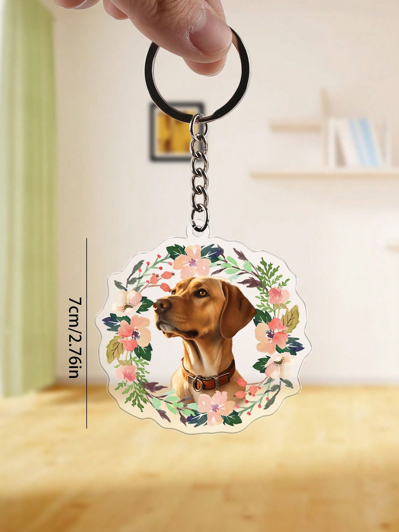 Custom-Cut Acrylic Photo Keychains Acrylic Decorative Pendants